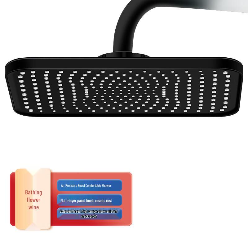 MA-2 13-дюймовая большая верхняя душевая лейка с наддувом