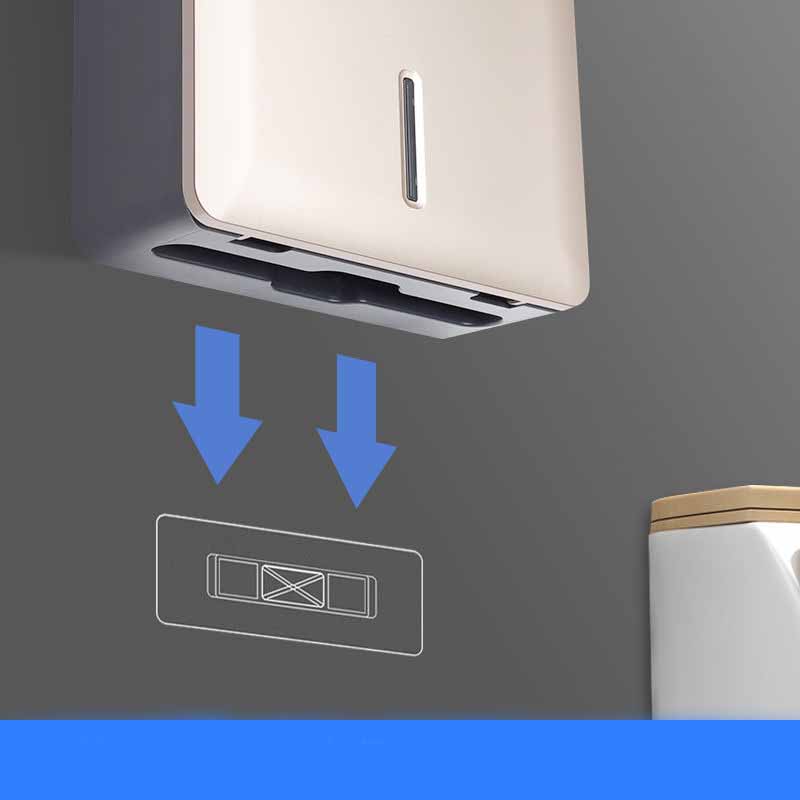 Non Punching and Hand Wiping Paper Box Wall Mounted Hotel Restroom Toilet Tissue Box Home Kitchen Toilet Paper Box
