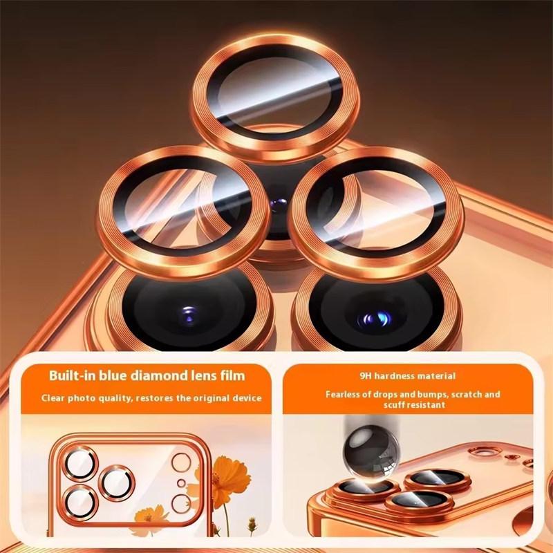 17Pro Cases Dust Plug Eletroplate Soft TPU Magsafe Case for iPhone 17 16 15 Pro Max 17 Pro Max Clear Silicone Cover