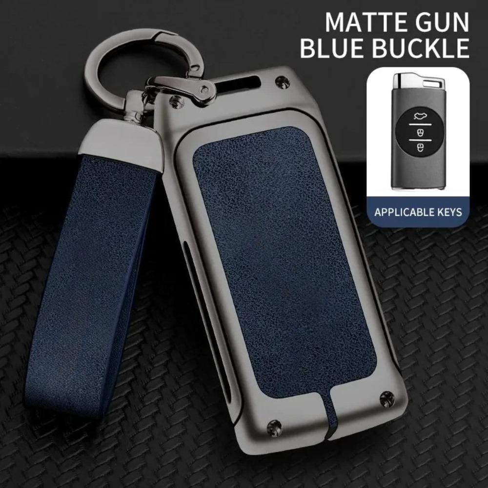 Zinc Alloy Car Remote Key Case Cover for Chery Tiggo7 5Xplus 3X Protection Shell Keychain Bag Keyless Interior Accessories
