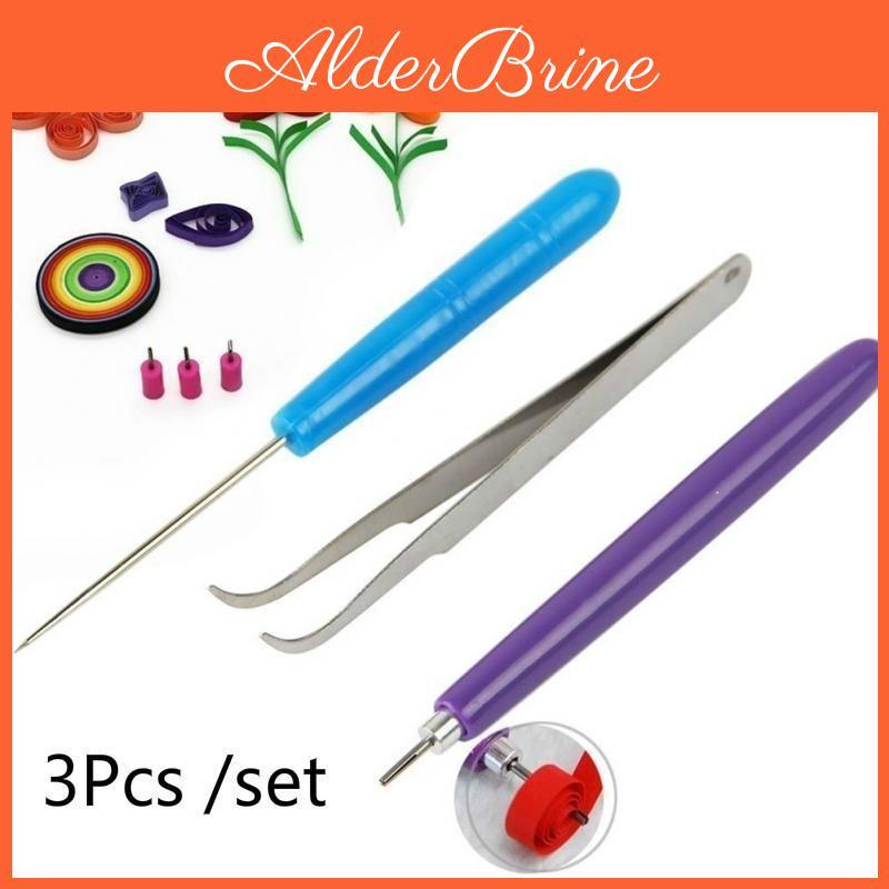 Slotted Needles Tweezer 123pcs Quilling Pen Diy Tool Kit Quilling Paper For Classroom Shop Wedding Party Decoration Paper Tool