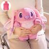 Cute Stitch Water Bag Plush Toy For Warm Hands Adorable Cartoon Style Gift Idea For Girls