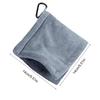 Golf Wipe Cloth Cleaner Microfiber Golf Ball Cleaning Towel with Carabiner Hook