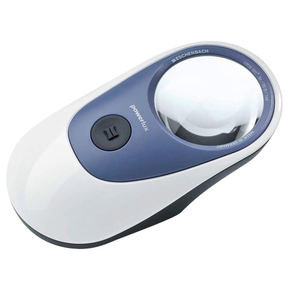 

Eschenbach Desk Magnifier Powerlux 5x Magnification White LED Light 1586-20