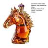 Yousheng Horse Head Whiskey Decanter, Funny Glass Liquor Bottle, 350ml Whiskey Wine Spirits Decanter, Novelty Bar Decor Gift for Men Dad Horse Lovers