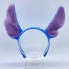 MINISO New Stitch Anime Long Ear Hair Hoop Halloween Cute Stitch Headband Adult Children's Birthday Party Headwear Gifts Toys