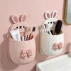 2/1 Piece Set of Rabbit and Butterfly Decorative Storage Racks, Suitable for Washbasins and Bathrooms, Used To Store Toothpaste, Pencils, Hair Combs,