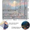 Kampdream Landscape Tapestry, Scenery Art Wall Tapestries, Nature Wall Decor for Bedroom Living Room Backdrop Sunset Wildflowers 36×48 Inches