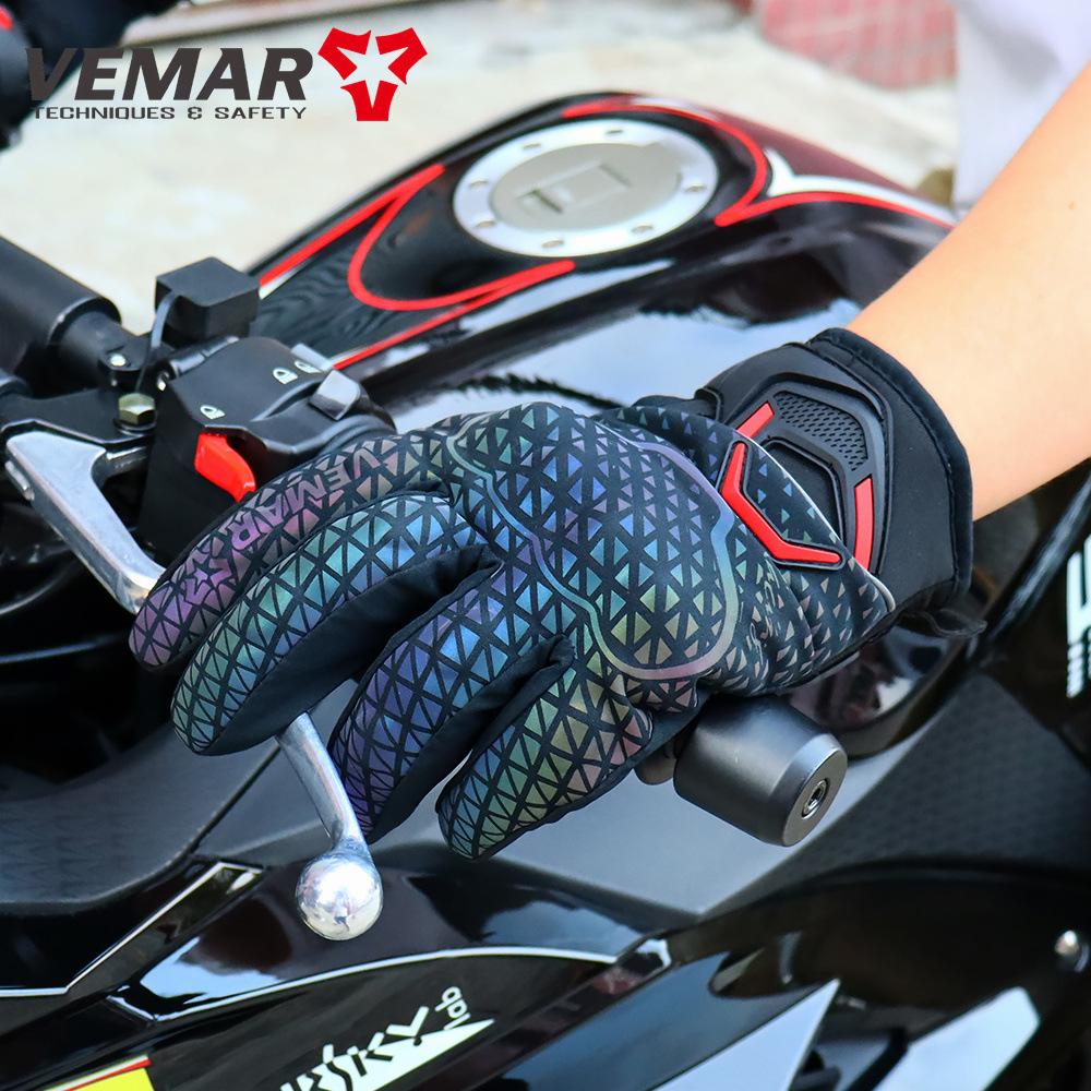Motorcycle Gloves Autumn and Winter Reflective Gloves
