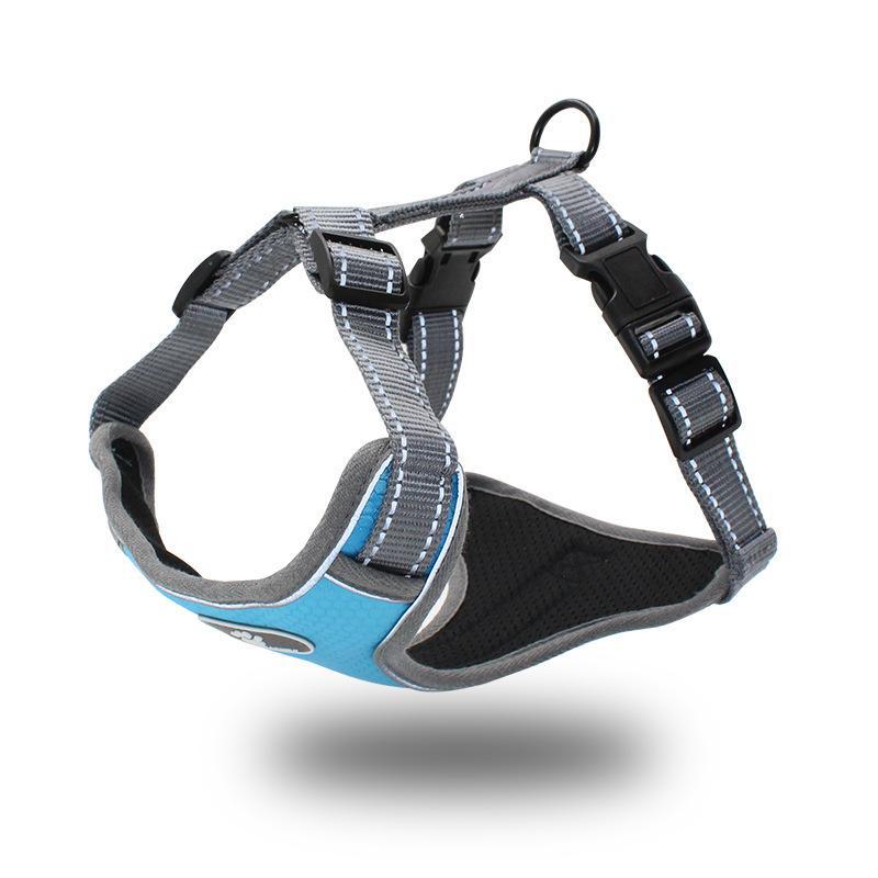 Reflective Dog Chest Harness & Leash - Medium & Large Dogs, Anti-Pull Vest