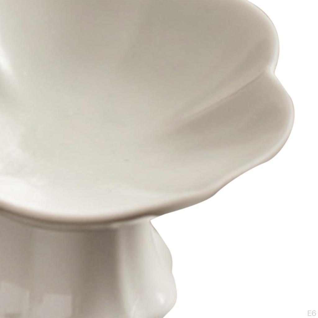 Ceramiczna misa na nóżce Dekoracyjny wystrój stołu Podstawa Deser Ciasto Do serwowania Uchwyt do salonu