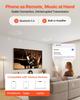 Bluetooth Ceiling Speakers, 203.2mm, In Ceiling & In-Wall Speaker System with Amplifier, 2-Way Flush Mount Speakers, for Damp Humid Placement, Home