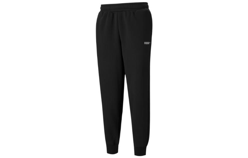 PUMA Knitted Sweatpants Men s Black Moderate Cuffed Pants 534366-01 L