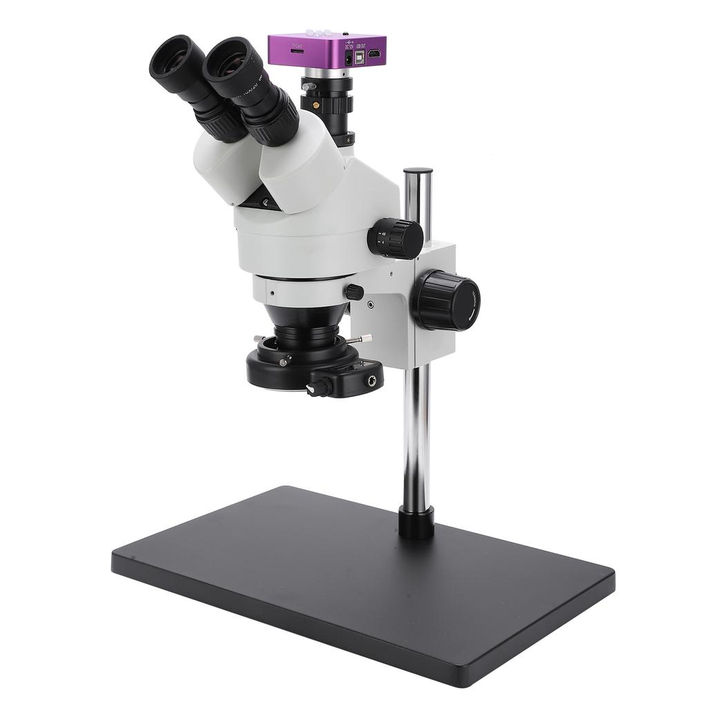 51MP USB Digital Microscope Camera 3.5X‑90X Stereo Microscope Set for Welding Repairing