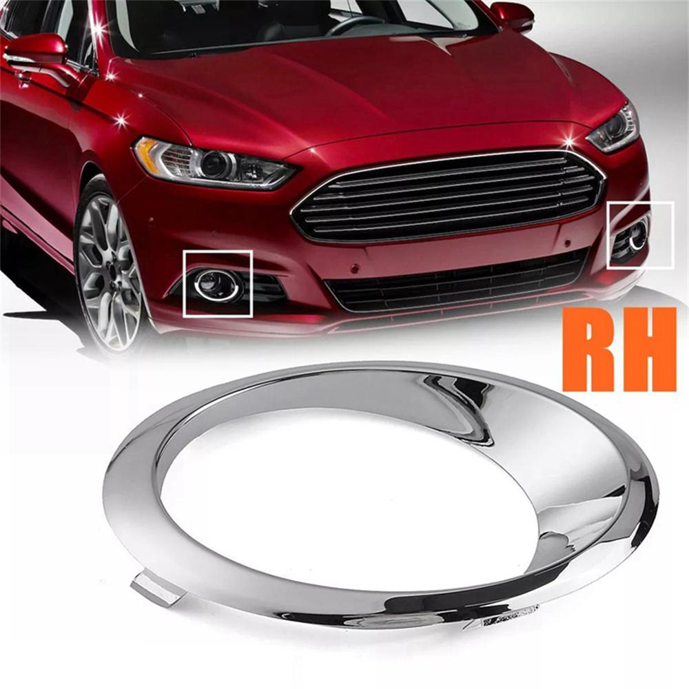 2 X Front Fog Light Cover Trim Ring Bezel Chrome For Ford Mondeo /Fusion 2013-16