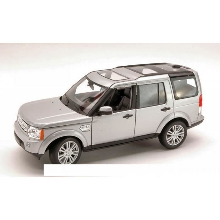 Model - WELLY - LAND ROVER DISCOVERY 4 2010 - Silver - Scale 1:24