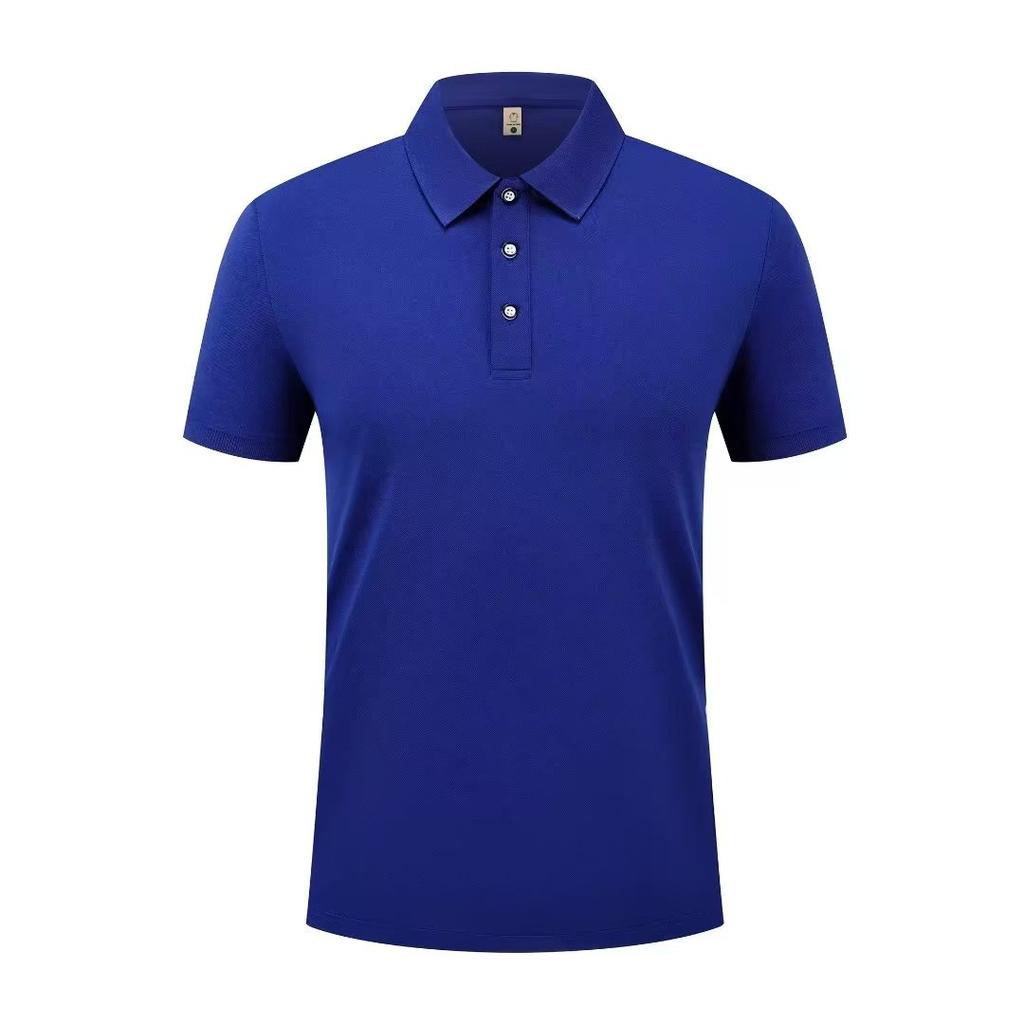 2026 Summer New Men's Fashion Casual Breathable Comfortable Polo Shirt Solid Color High Quality Short Sleeve T-shirt