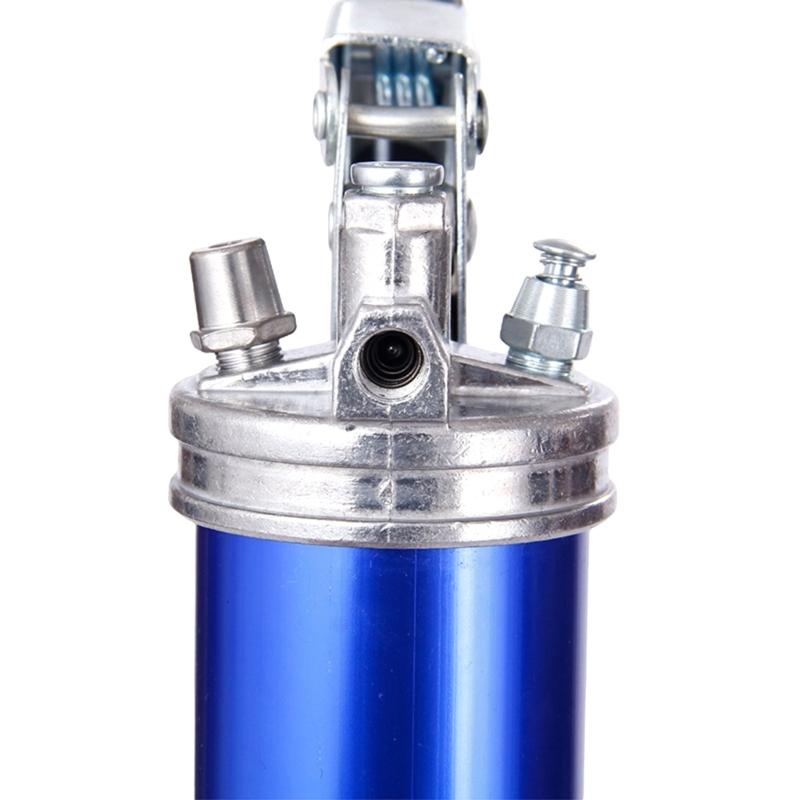 Heavy Duty Grip Grease Guns Aluminum Mini Grease Guns Kit Handheld Grease Filling Tool with Reinforced Hose for Car