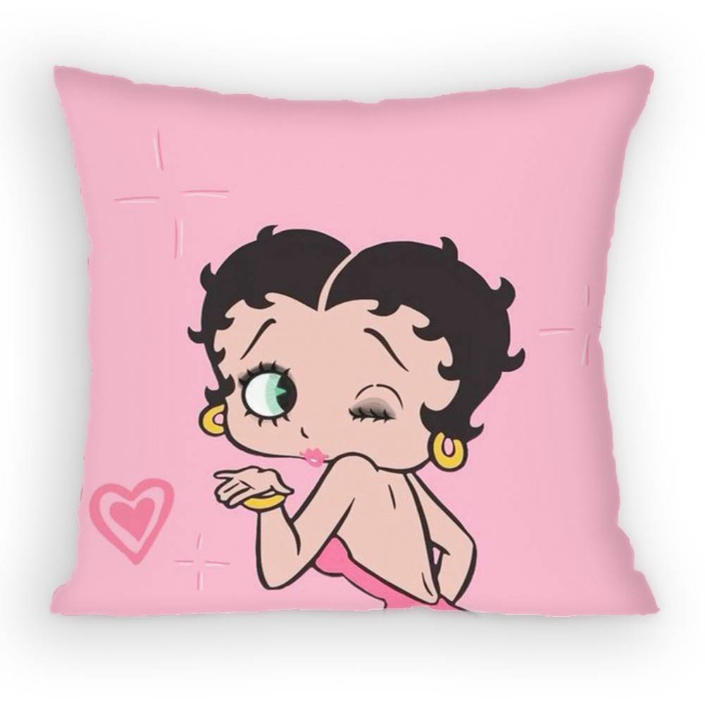 Classic CharacterAnime BBettys Boops Pillow Case Antidustmite Pillowcase Invisible zipper silky short plush Sofa cushion cover