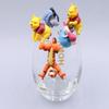 5pcs/set Creative Cartoon Winnie the Pooh Action Figure Toy Piglet Eeyore Miniature Model Kids Collectible Toys Cup Edge Decor