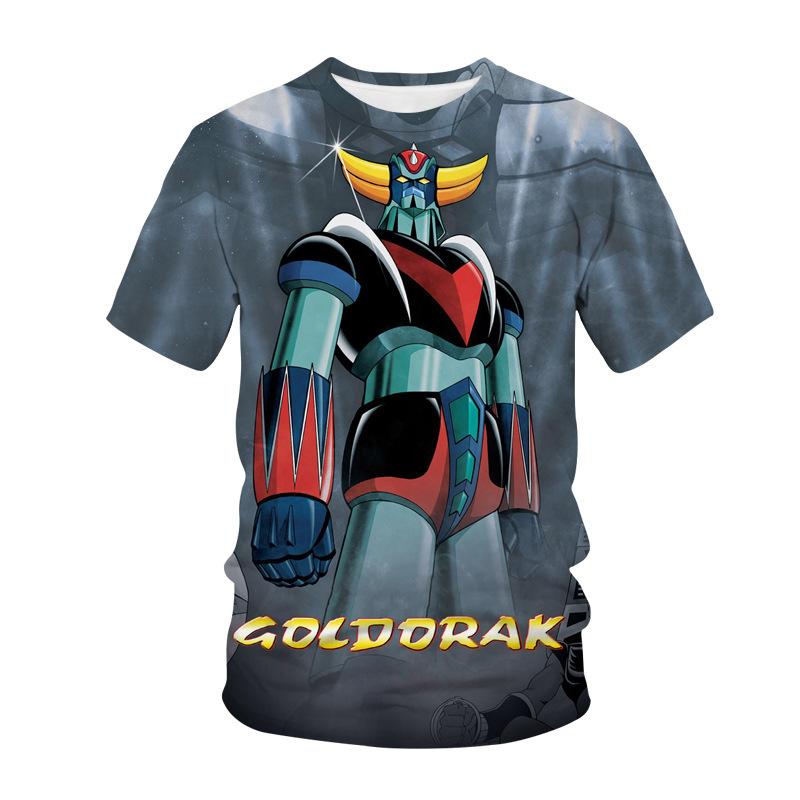 Anime Grenadier T-shirt 3D Printed Street Wear Men's Short Sleeved T-shirt