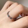 Rainbow Rhinestone 3D Adjustable Ring: Trendy Japanese-Korean Style for Women