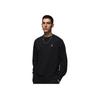 Jordan Brooklyn Fleece Logo Comfortable Crew Neck Sports Long Sleeve Sweatshirt Men Sweatshirt Black FV7296-010