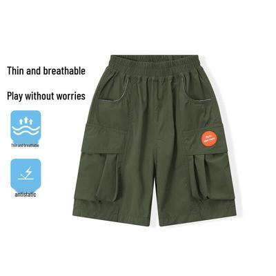 Montagut Boys' Summer Cargo Shorts