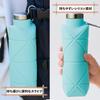 Remark Portable Foldable Silicone Water Easy to Folds Up Bottle, Carry,