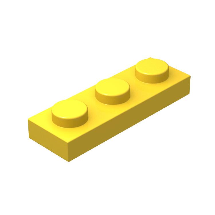 MOC 3623 High-Tech 1x3 Normal Board Accessory Set 20PCS Brick Building Blocks Gift DIY Educational Toys Children Assemblage Toy