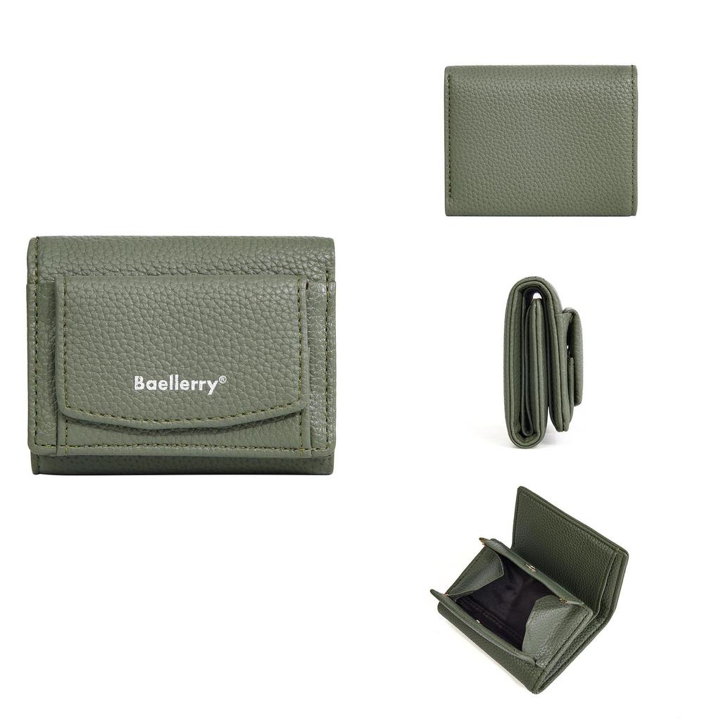 Women's Baellerry Japanese High-End Tri-Fold Wallet & Coin Purse