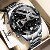 POEDAGAR Luxury Fashion Men's Watches Waterproof LED Week Date Sport Quartz Men Watch Digital Electronic Military Man Wristwatch