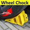 Secure Your Vehicle Car Ramp 1pc Wheel Chocks - Anti-Slip Tire Block With Handle For Car, RV, And Trailer
