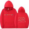 Women's Plus Velvet Hoodie with Letter Print & Kangaroo Pocket - Korean Style Loose Fit