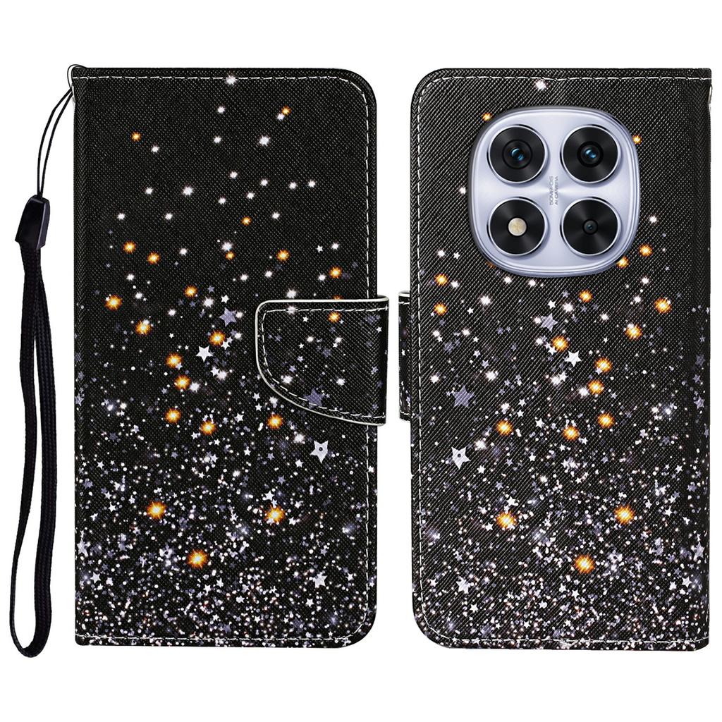 For Xiaomi Redmi Note 14 Pro+ 5G/Note 14 Pro 5G/Note 14 Pro 4G/Poco X7 5G Case Pattern Printing Leather Phone Cover