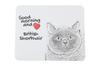 British Shorthair - Mouse Pad with Print, Personalized Cat Pad, Unique Gadget for an Office Worker from the Art-Dog Brand