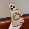 Case for iPhone 17 Pro Max - TPU+PC, Gold, MagSafe