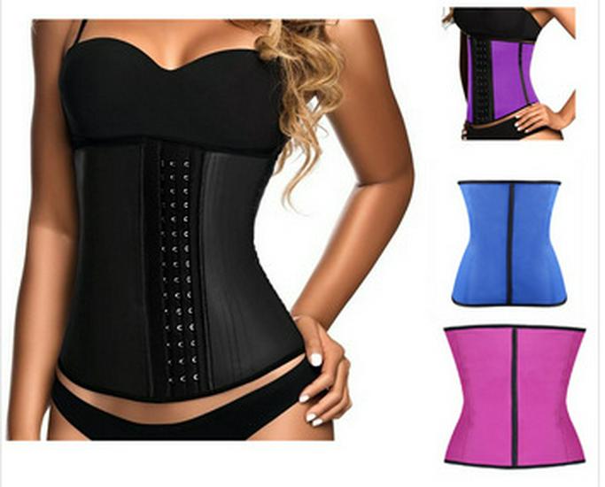 Gothic Black Leather Corset with Diamond Buckle & Wide Straps