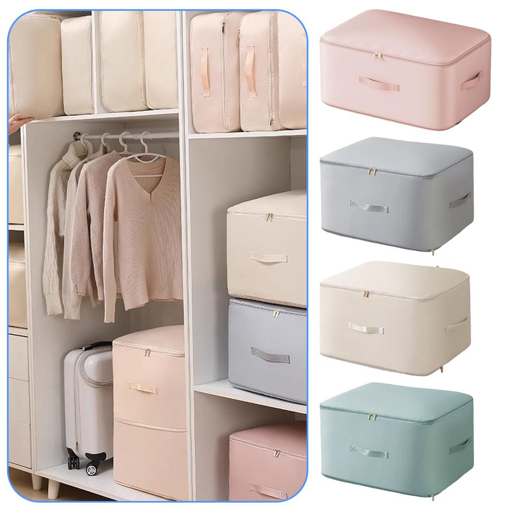 Self Compression Organizer Large Capacity Storage Bag Space Saving Packing Cubes Heavy Duty Moving Bag for Comforters