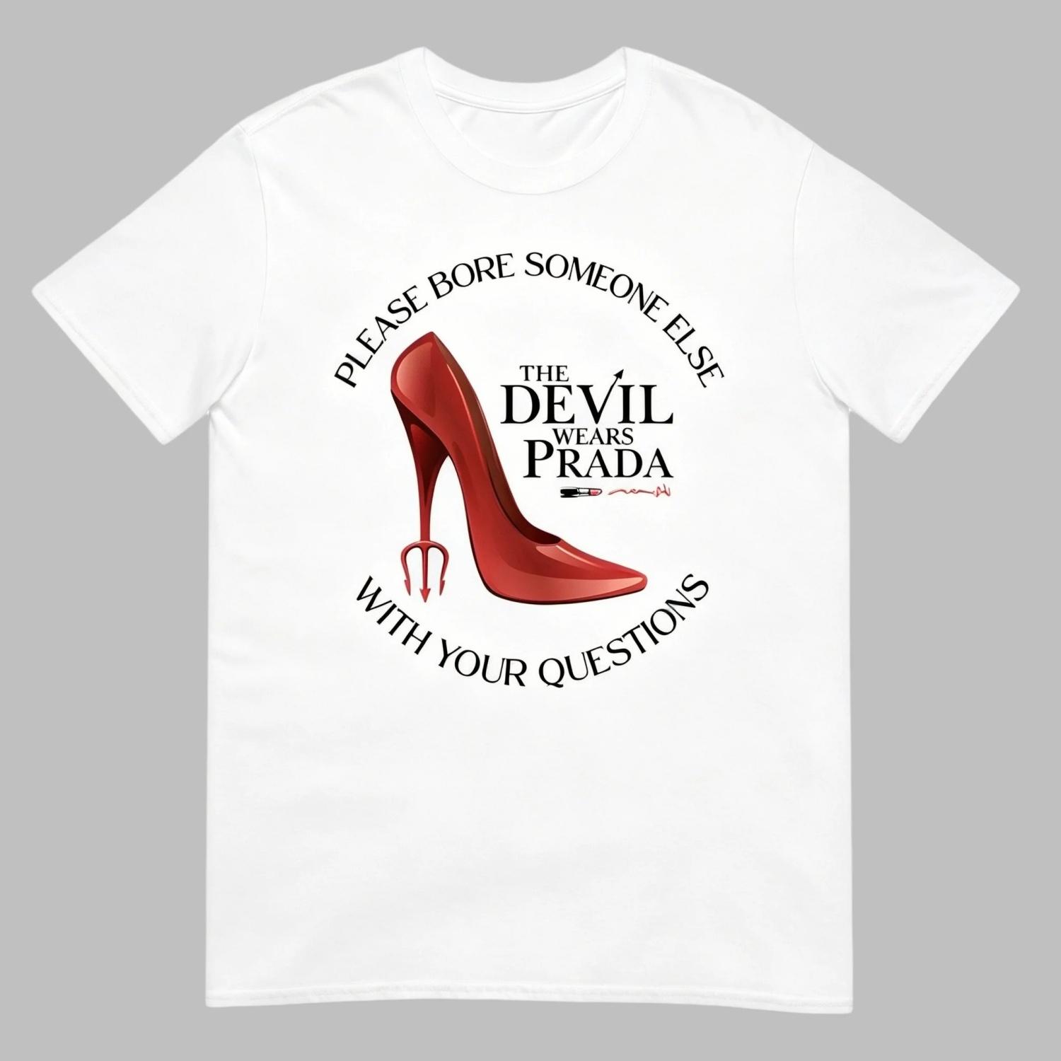 The Devil Wears Prada 2 T-shirts Men and Women Summer Cotton Y2K Clothing Casual Fashion Breathable Short Sleeved Tee Streetwear S