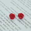 Geegee Rose Formica Earring - Red