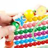 Multifunctional Wooden Abacus & Bead Maze for Baby's Hand-Eye Coordination and Early Education