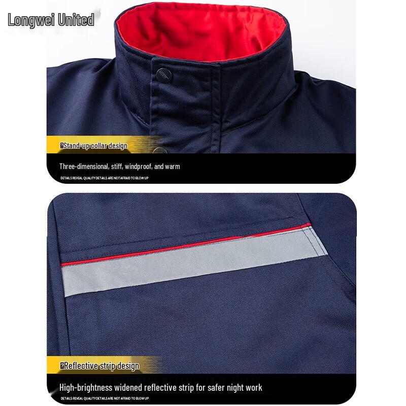 Longwei Anti-static Winter Work Jacket for Gas Stations