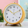 Fashionable Electronic Clock, Simple Children's Small Alarm Clock, Creative Silent Student Quartz Clock for Home Living Room