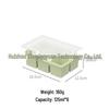 Food-Grade Silicone Ice Cube Tray with Lid: Freezer Mold & Storage Container