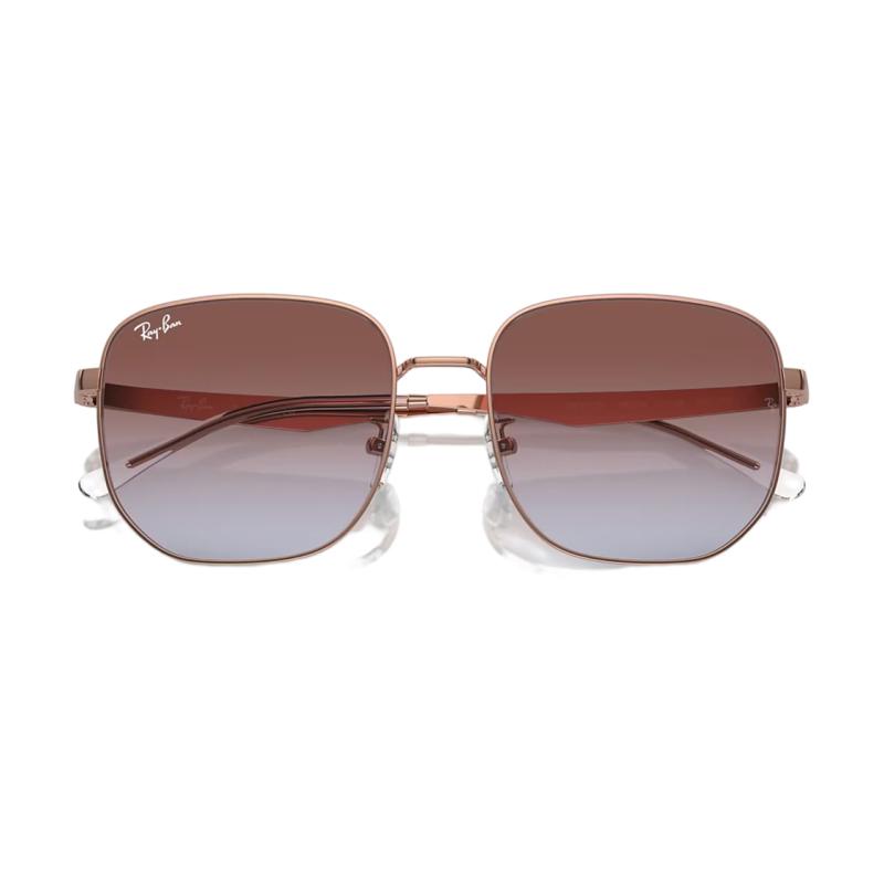RayBan Solid Colour Beauty Metal Frame Alloy Square Sunglasses Unisex Couple Style