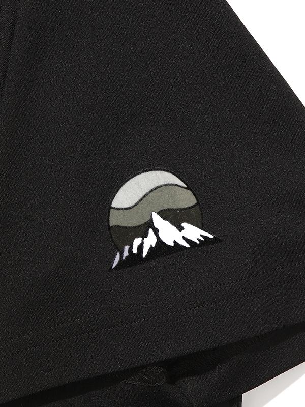 BBC EARTH Hybrid Short Sleeve T-Shirt_Black