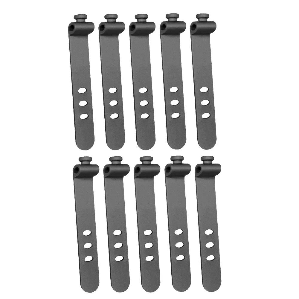 10/5/1pcs Reusable Fastening Cable Ties Cord Organizer for Earphone Mouse Cable Winder Portable Soft Silicone Wire Organizer