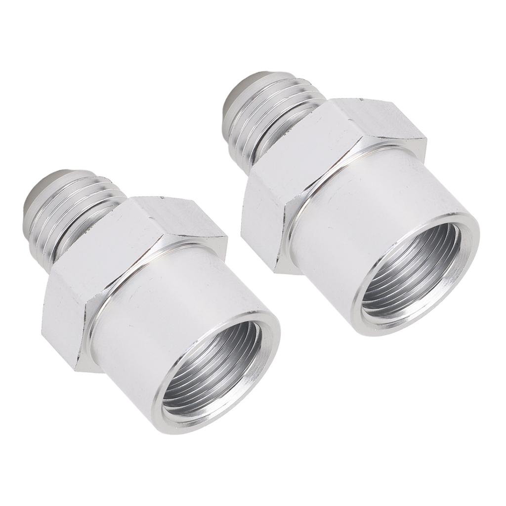1Pair Fuel Hose Line Adapter M16X1.5 Female Thread to AN6 Male Thread Fuel Adapter Thread Connector for Pipeline