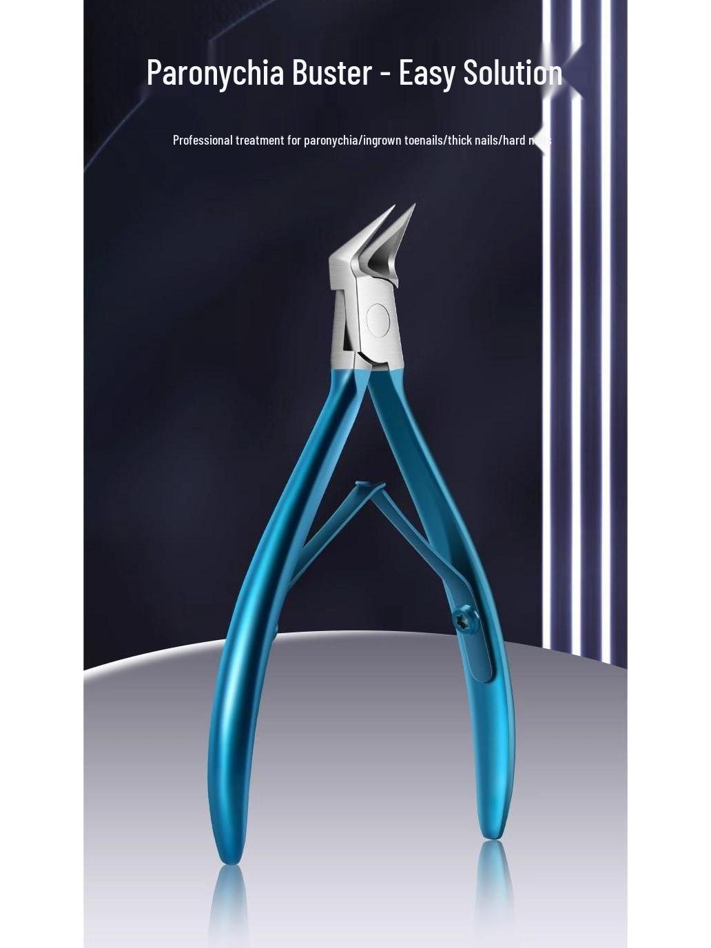 Seven-Tool Manicure Set: Pliers, Nail Clippers, Dead Skin Scissors, Eagle Beak Pliers, Pointed Tip Clippers